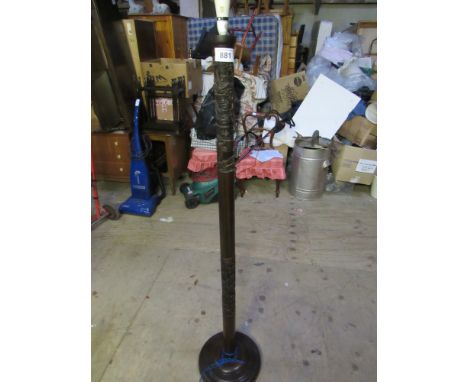  Sale Item:    CARVED STANDARD LAMP   Vat Status:   No Vat   Buyers Premium:  This lot is subject to a Buyers Premium of 15% 