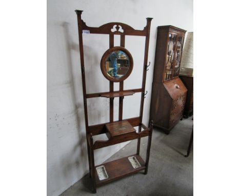  Sale Item:    OAK HALL STAND (AF)   Vat Status:   No Vat   Buyers Premium:  This lot is subject to a Buyers Premium of 15% +