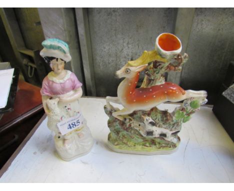  Sale Item:    2 STAFFORDSHIRE FIGURES   Vat Status:   No Vat   Buyers Premium:  This lot is subject to a Buyers Premium of 1