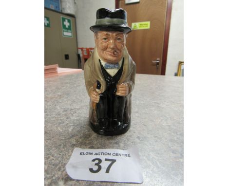  Sale Item:    ROYAL DOULTON TOBY JUG WINSTON CHURCHILL  Vat Status:   No Vat   Buyers Premium:  This lot is subject to a Buy