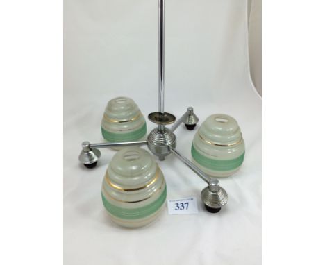  Sale Item:    ART DECO LIGHT FITTING   Vat Status:   No Vat   Buyers Premium:  This lot is subject to a Buyers Premium of 15