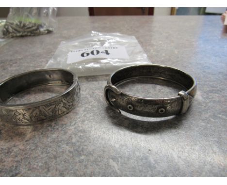  Sale Item:    2 BANGLES   Vat Status:   No Vat   Buyers Premium:  This lot is subject to a Buyers Premium of 15% + Vat @ 20%