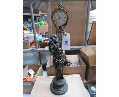  Sale Item:    ANSONIA SWINGING DIANA MYSTERY CLOCK  Vat Status:   No Vat   Buyers Premium:  This lot is subject to a Buyers 