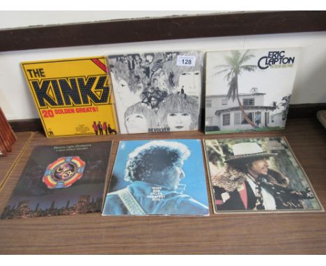  Sale Item:    6 RECORDS BEATLES BOB DYLAN ELO KINKS & ERIC CLAPTON  Vat Status:   No Vat   Buyers Premium:  This lot is subj