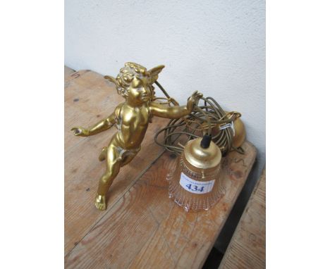  Sale Item:    CHERUB CEILING LIGHT   Vat Status:   No Vat   Buyers Premium:  This lot is subject to a Buyers Premium of 15% 
