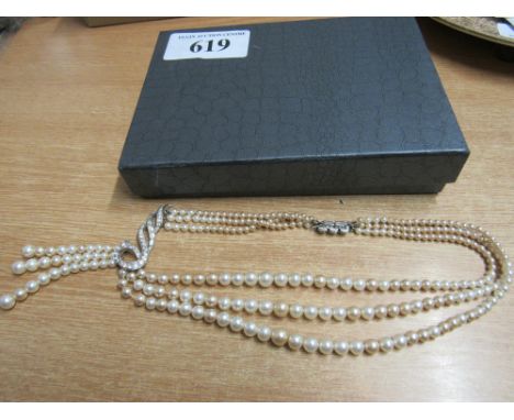  Sale Item:    3 STRINGS DESIGNER PEARLS   Vat Status:   No Vat   Buyers Premium:  This lot is subject to a Buyers Premium of