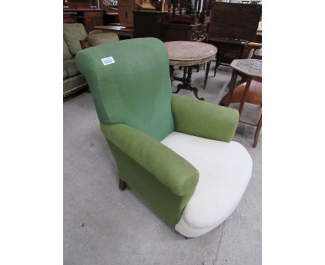  Sale Item:    GREEN ARM CHAIR (AF)   Vat Status:   No Vat   Buyers Premium:  This lot is subject to a Buyers Premium of 15% 