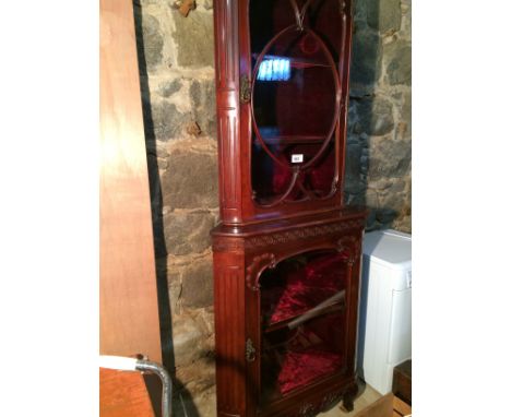  Sale Item:    MAHOGANY CORNER UNIT   Vat Status:   No Vat   Buyers Premium:  This lot is subject to a Buyers Premium of 15% 