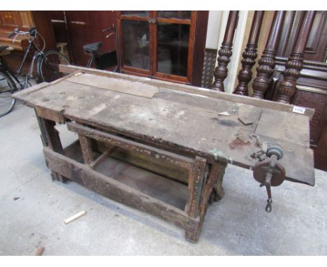  Sale Item:    WORK BENCH   Vat Status:   No Vat   Buyers Premium:  This lot is subject to a Buyers Premium of 15% + Vat @ 20