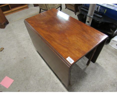  Sale Item:    MAHOGANY DROP LEAF TABLE   Vat Status:   No Vat   Buyers Premium:  This lot is subject to a Buyers Premium of 
