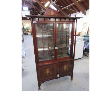  Sale Item:    ART NOUVEAU DISPLAY CABINET   Vat Status:   No Vat   Buyers Premium:  This lot is subject to a Buyers Premium 