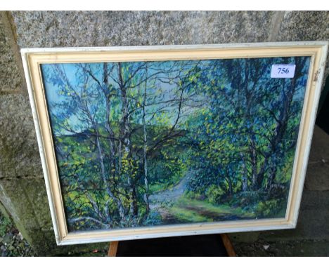  Sale Item:    PICTURE FOREST PATH SIGNES   Vat Status:   No Vat   Buyers Premium:  This lot is subject to a Buyers Premium o