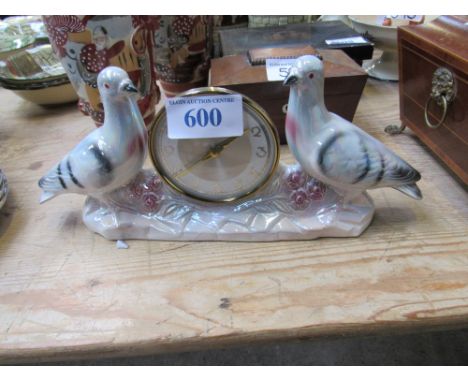  Sale Item:    DOVE CLOCK   Vat Status:   No Vat   Buyers Premium:  This lot is subject to a Buyers Premium of 15% + Vat @ 20