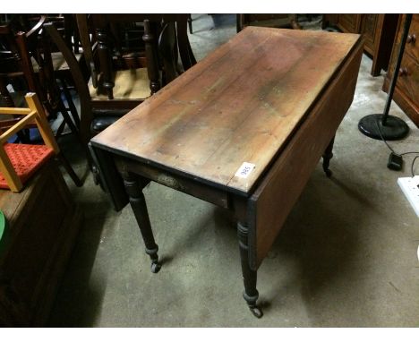  Sale Item:    PAINTED PINE DROP LEAF TABLE(AF)   Vat Status:   No Vat   Buyers Premium:  This lot is subject to a Buyers Pre