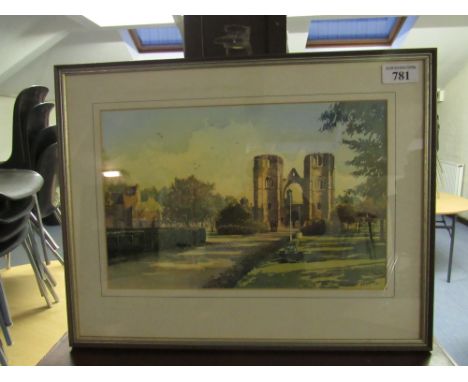  Sale Item:    W C PAINTING ELGIN CATHEDRAL   Vat Status:   No Vat   Buyers Premium:  This lot is subject to a Buyers Premium