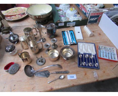  Sale Item:    BOX PLATED WARE   Vat Status:   No Vat   Buyers Premium:  This lot is subject to a Buyers Premium of 15% + Vat