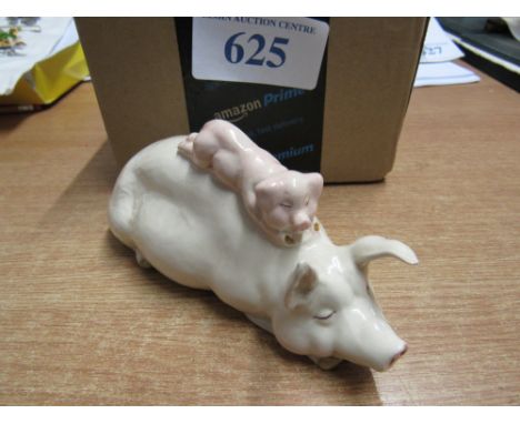  Sale Item:    BESWICK SOW & PIGLET   Vat Status:   No Vat   Buyers Premium:  This lot is subject to a Buyers Premium of 15% 