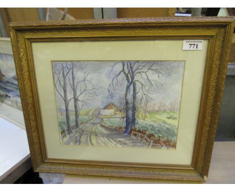  Sale Item:    W C PAINTING BY E JAFFRAY (FRAME AF)  Vat Status:   No Vat   Buyers Premium:  This lot is subject to a Buyers 