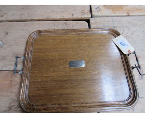  Sale Item:    OAK PRESENTATION TRAY (AF)   Vat Status:   No Vat   Buyers Premium:  This lot is subject to a Buyers Premium o