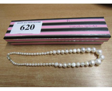  Sale Item:    SINGLE STRING FRESHWATER PEARLS   Vat Status:   No Vat   Buyers Premium:  This lot is subject to a Buyers Prem