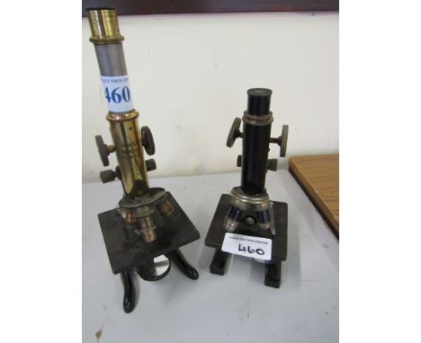 Sale Item:    2 MICROSCOPES- ERNEST LEITZ & REICHERT AUSTRIA  Vat Status:   No Vat   Buyers Premium:  This lot is subject to