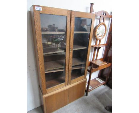  Sale Item:    OAK BOOKCASE (AF)   Vat Status:   No Vat   Buyers Premium:  This lot is subject to a Buyers Premium of 15% + V