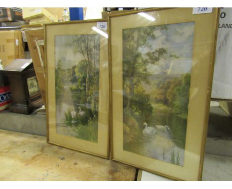  Sale Item:    2 PICTURES SWAN   Vat Status:   No Vat   Buyers Premium:  This lot is subject to a Buyers Premium of 15% + Vat