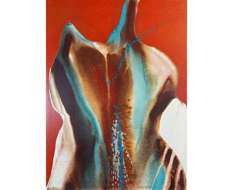 Lithograph titled Flower Coasas. Signed lower right numbered 90/200. Year 1978 Sight size 22" x 30". Condition: Age related w