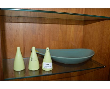 Poole Cruet Set and a Denby Dish 