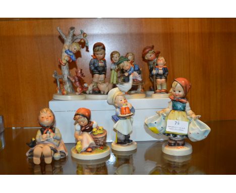 Ten Hummel Figures (One AF) 