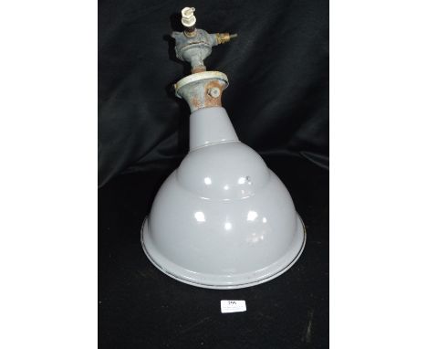 Grey Enamel Industrial Light Shade 