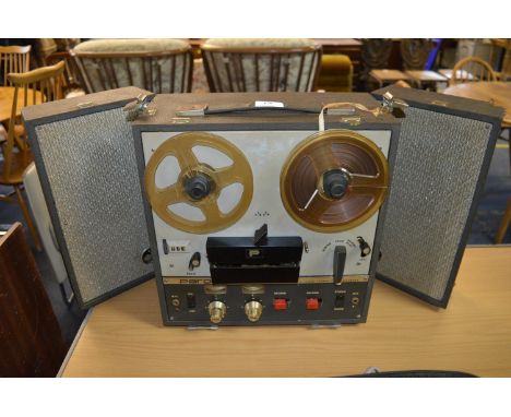 Paros-14 Four Track Stereo Reel-to-Reel Tape Recorder with Built in Speakers 