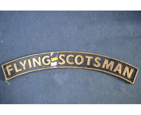Reproduction Engine Nameplate - Flying Scotsman 