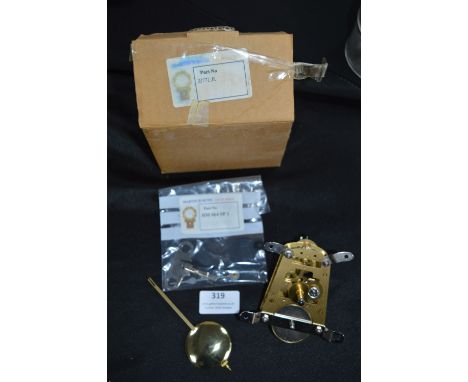 Unused Mantel Clock Movement in Box 