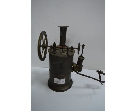 Brass Model Cylinder Steam Engine 