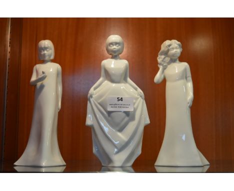 Three Royal Worcester Moments Figurines 