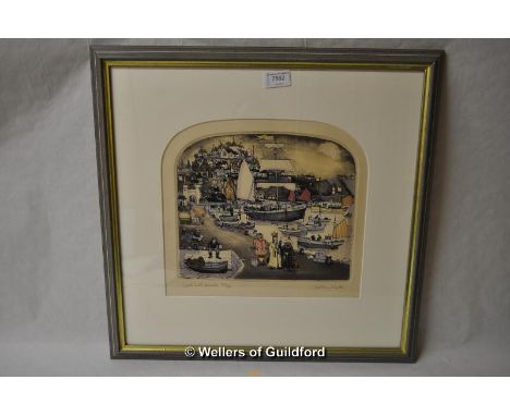After Graham Clarke, "Look wot's arrived", limited edition print 223/400, signed in pencil, 22.5 x 26.5cm.