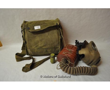 *Vintage gas mask in original bag (Lot subject to VAT)