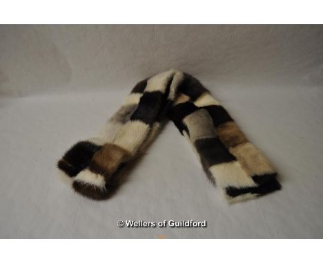 *Mixed mink stole/scarf believed to be by Irene of New York (Lot subject to VAT)