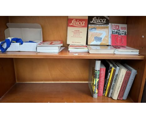 The Leica Manual 15th edition together with other camera books etc 