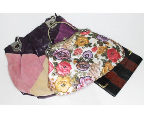 A Butler &amp; Wilson handbag, another handbag and a leather wallet.  