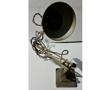 A Herbert Terry &amp; Sons Anglepoise lamp with double stepped base.  