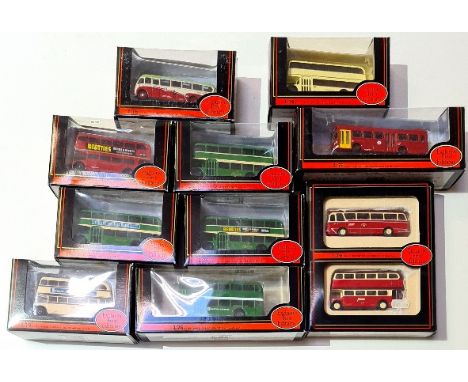 Approx. 20 boxed Exclusive First Edition die-cast model buses.  