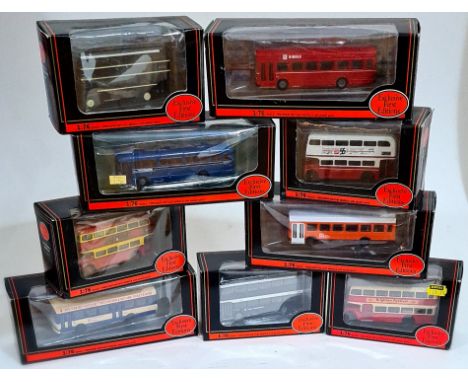 Approx. 20 boxed Exclusive First Edition die-cast model buses.  