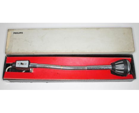 A vintage Philips EL6031/50 flexi microphone with box.  Condition - appears to be working, general wear.