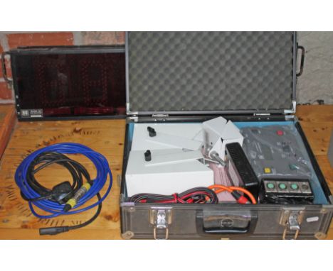 EG Timing C420 timer, a pair of wireless gates, LED display, case and accessories.  