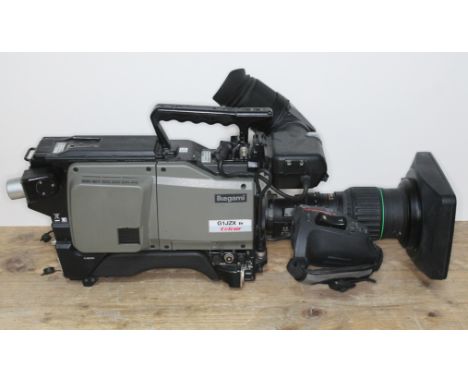 An Ikegami HK-399PW digital tape video camera with Canon BCTV lens.  Condition - not tested.