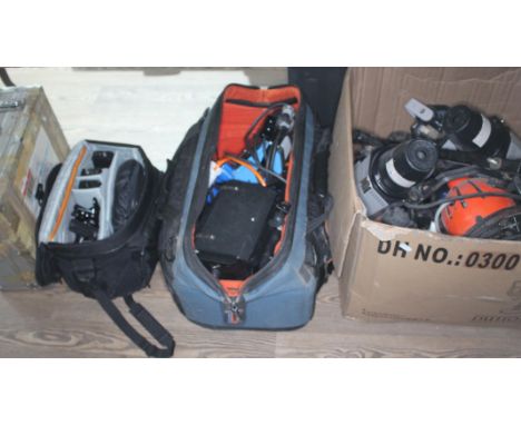 Lighting equipment including three Bowens Prolite 100, four Colortran Varibeam, four Quartzcolour Iadi-Fill and  three Lite P