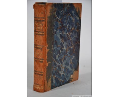 Kingsley, Charles; Water Babies; Early edition (possibly a first). MArbled boards, with inscription dated 1867. Frontis, titl