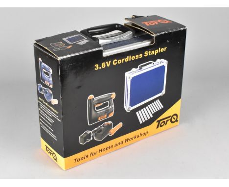 A 3.6v Cordless Stapler by Torq, Untested 